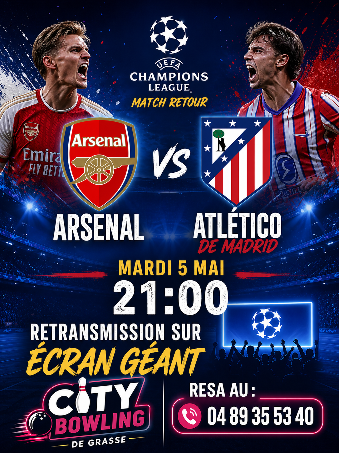 Match Arsenal Atletico Madrid