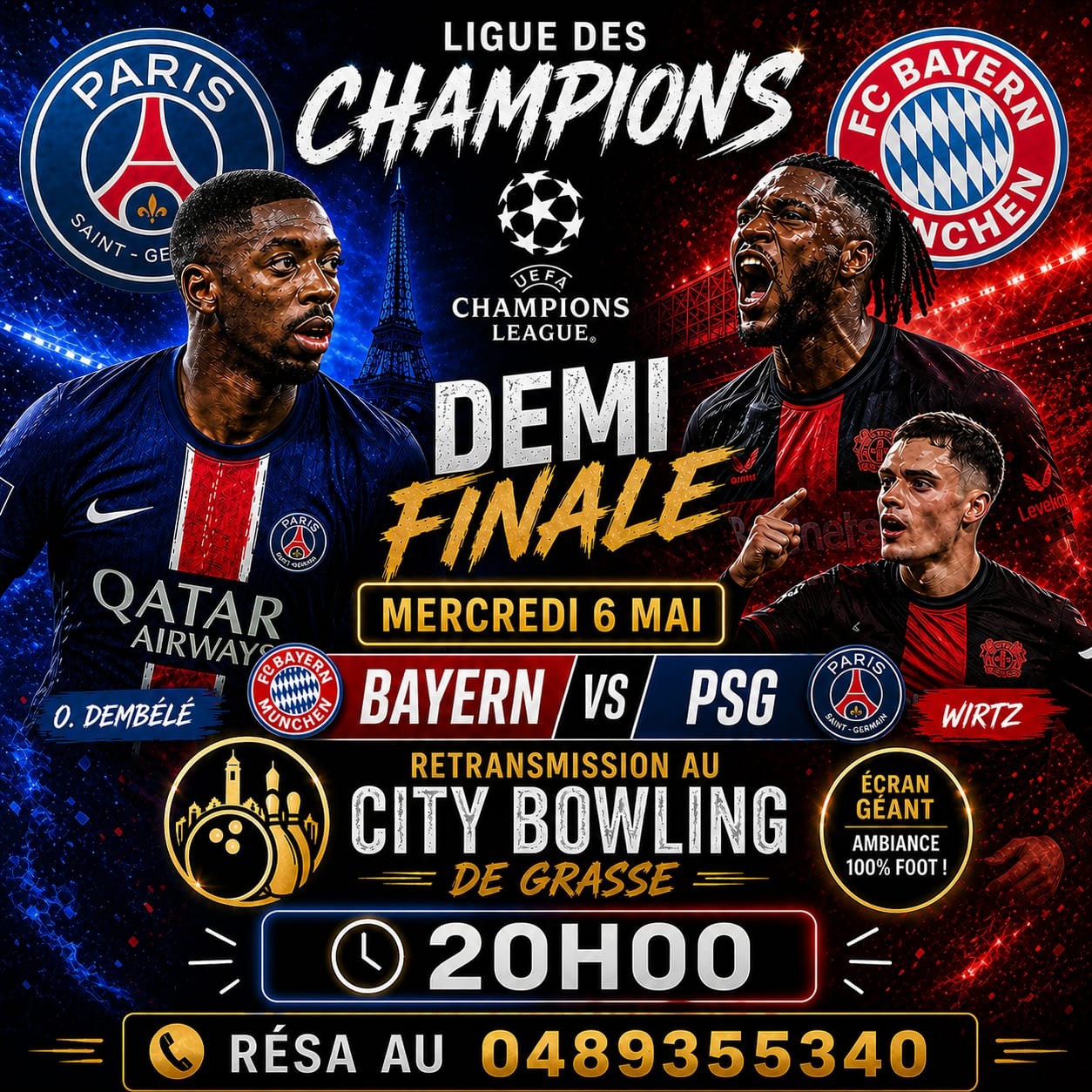Match événement City Bowling Grasse