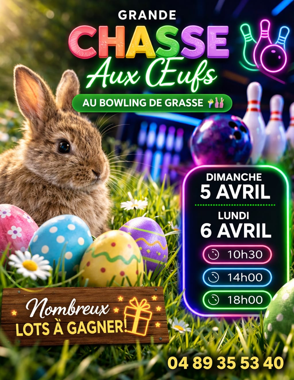 Grande chasse aux œufs - City Bowling Grasse